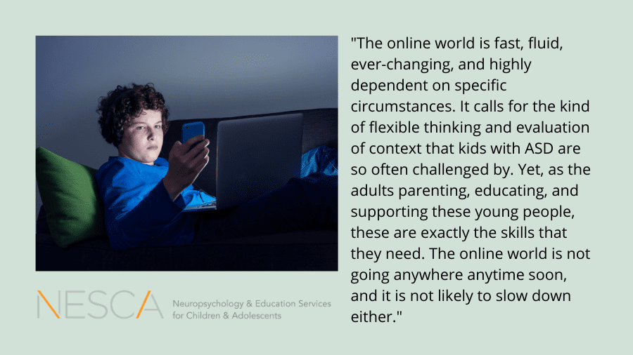 Cyberbullying and Autism Spectrum Disorders