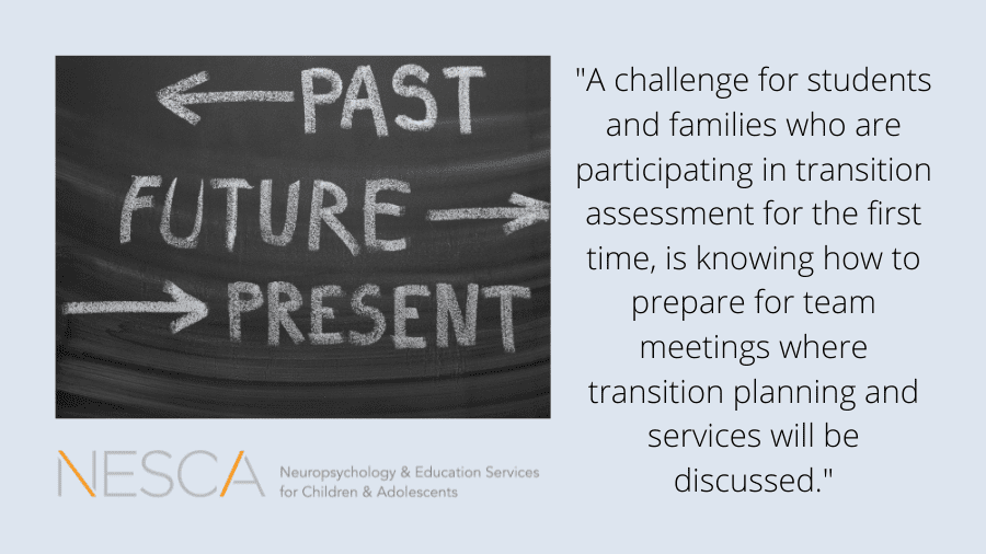 Transition Assessment: How to Prepare for the Team Meeting