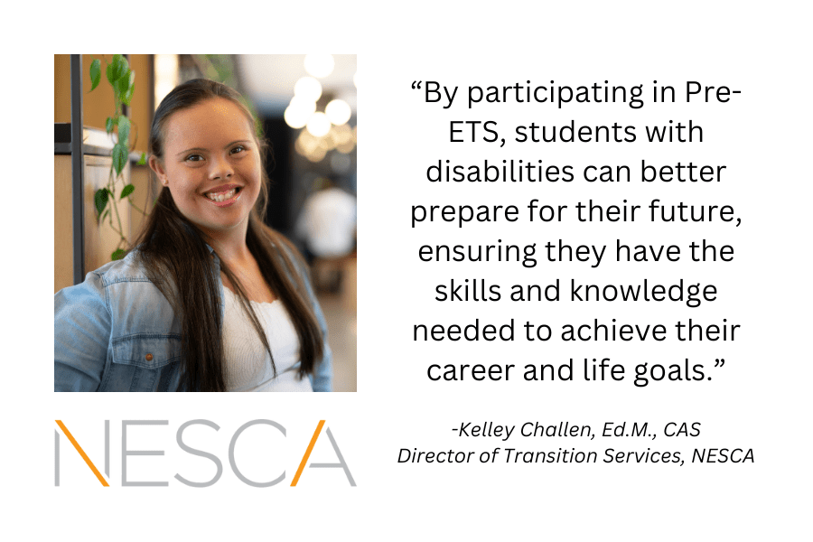 Girl with Down Syndrome in a job training
