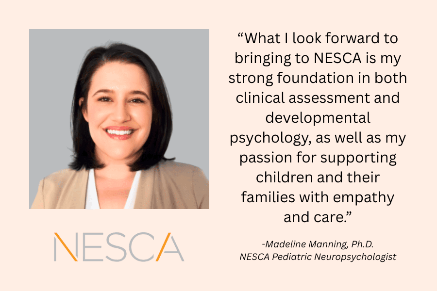 NESCA Welcomes Neuropsychologist Madeline Manning, Ph.D., to its Hingham Location