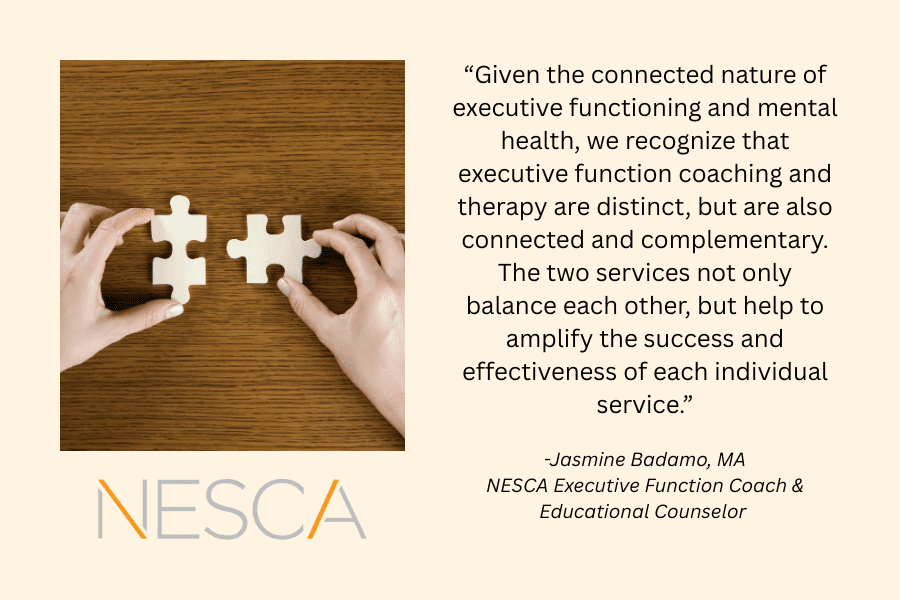 How Executive Function Coaching and Therapy Complement One Another-Part 1